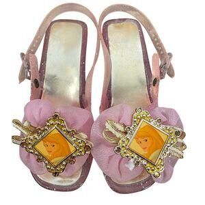 Vintage child 7/8 Sleeping Beauty Costume Dress shoes pink